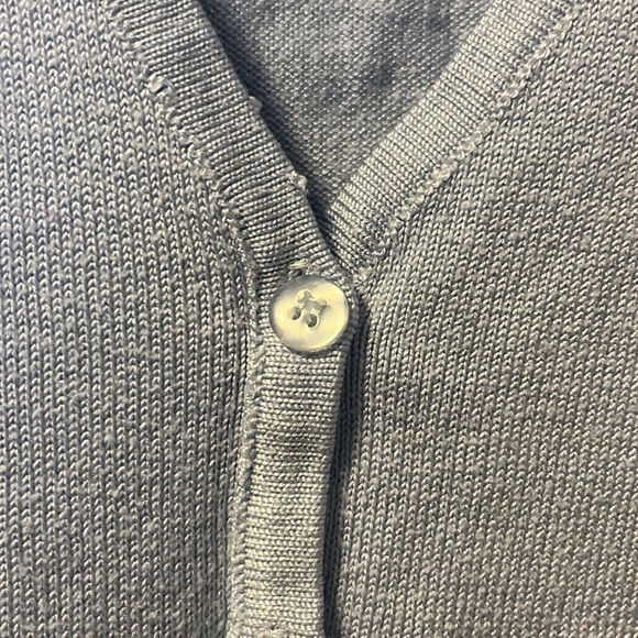 Women’s Light Cardigan Sweater Buttoned Light Blue FMX Knits Warm Office Wear - Picture 5 of 5